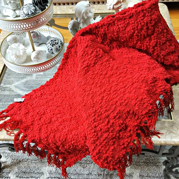 NEW! CHUNKY Fringed TABLE RUNNER 16" x 72" - Picture 4 of 4